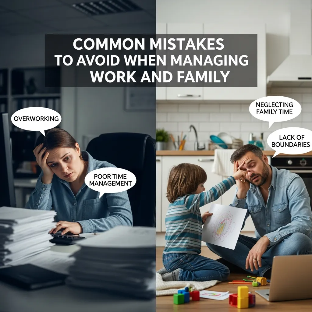 Common Mistakes to Avoid When Managing Work and Family
