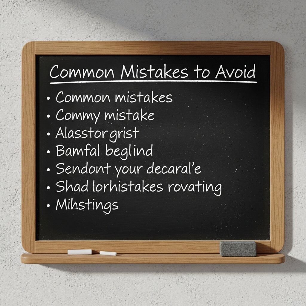 Common Mistakes to Avoid