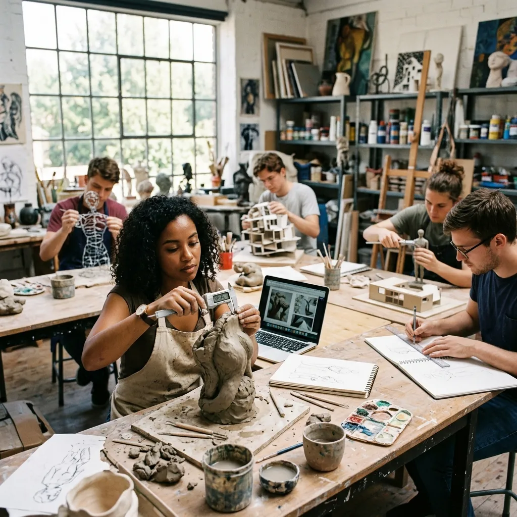 Integrating the digital caliper tool in Art Classes