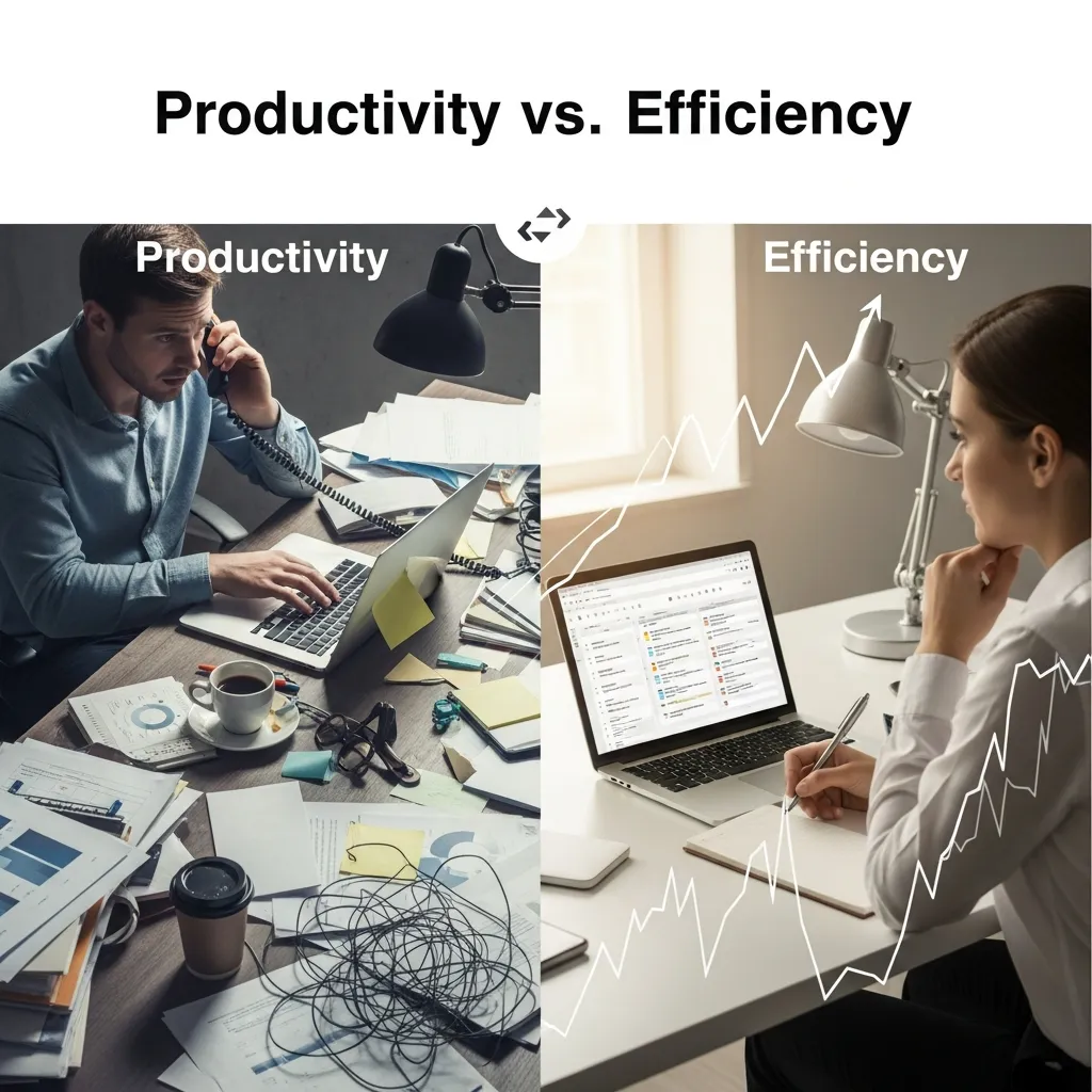 Productivity vs Efficiency The Direct Comparison