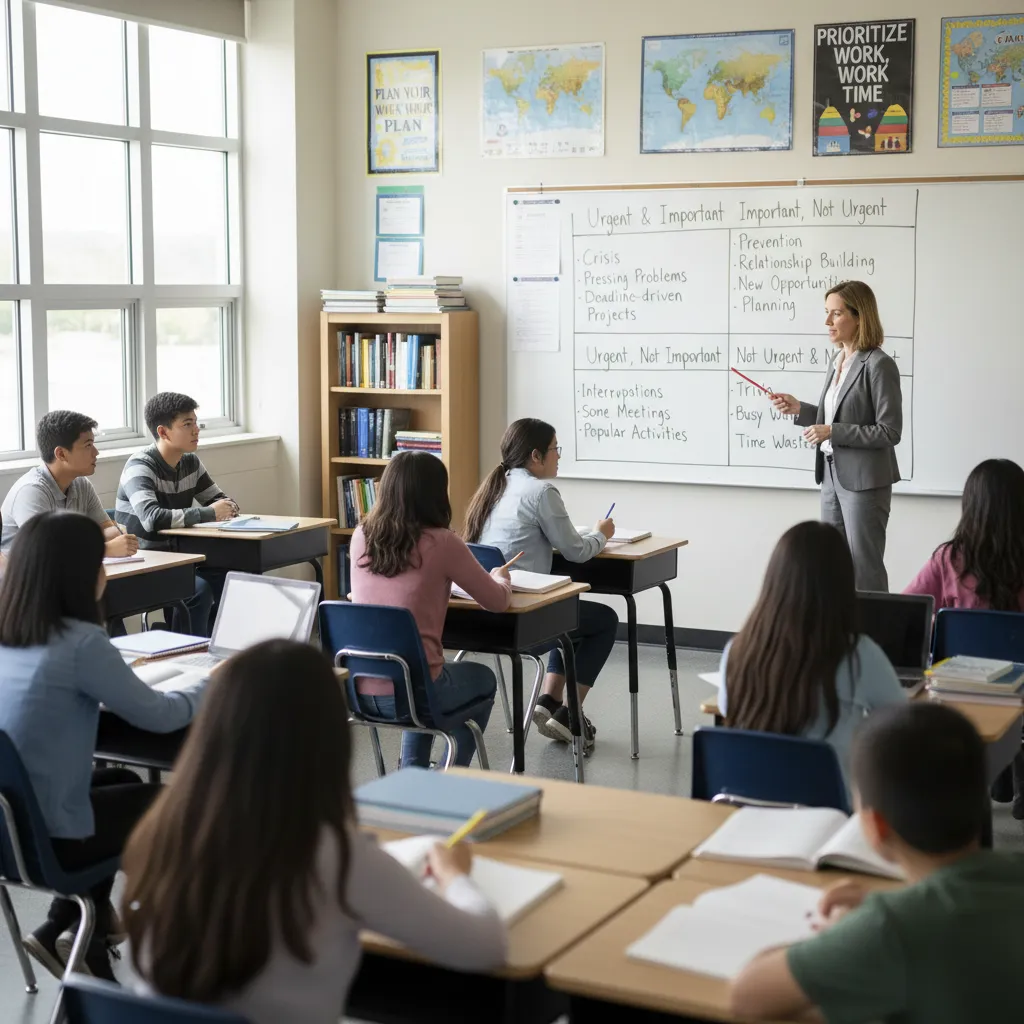 Understanding the time management matrix in Educational Settings