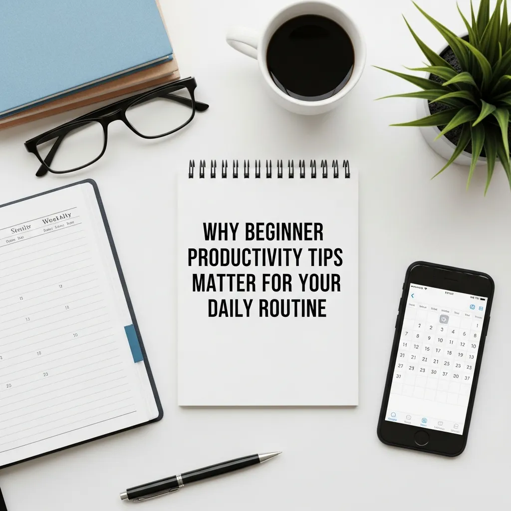 Why Beginner Productivity Tips Matter for Your Daily Routine