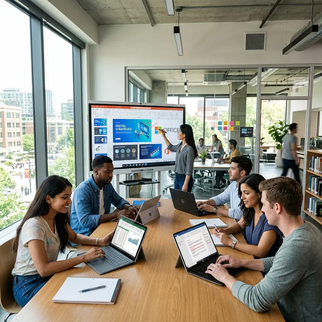 The Intersection of ms office productivity tools and Modern Learning