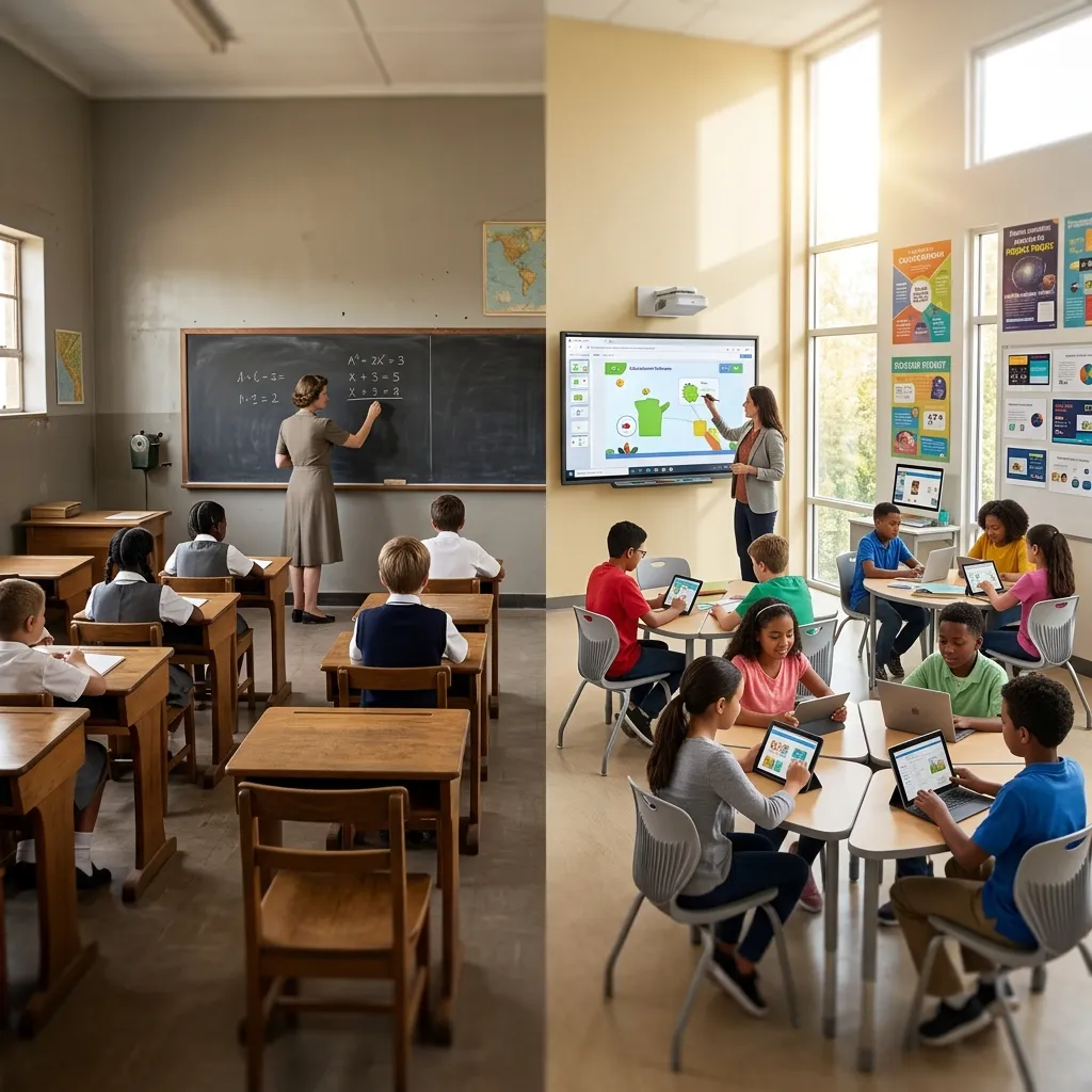 The Evolution of Classrooms in the Modern Era